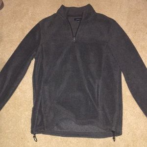 Grey Pullover Fleece - Medium